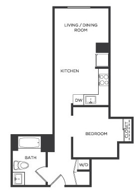Floor Plan Image of Apartment Apt 1132